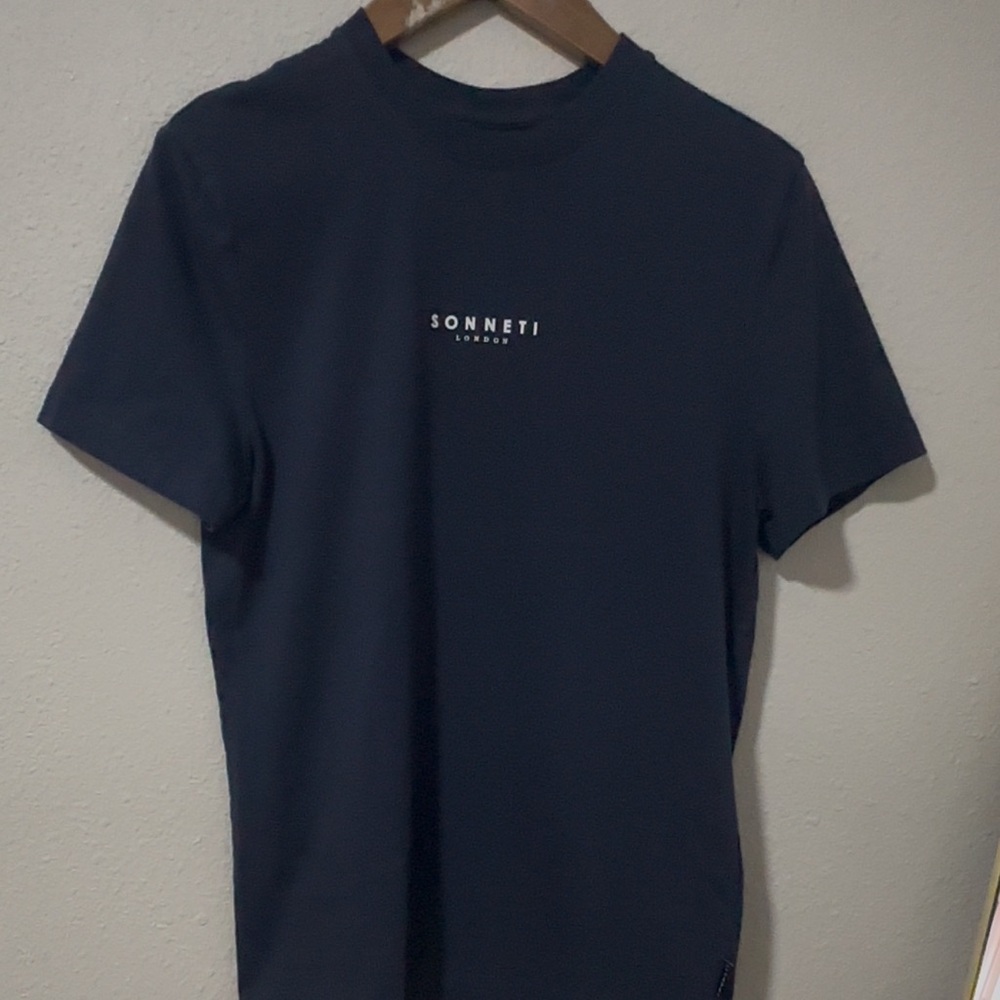 Dark Blue Men's Short Sleeve Tee